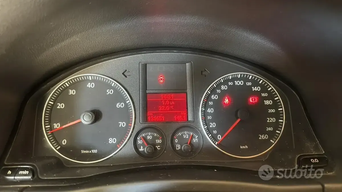 Usata VW Golf Plus 102 CV (75 kW) 2008 Nero Monovolume