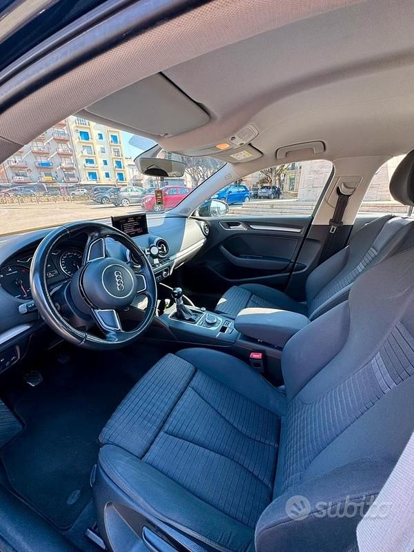 Usata Audi A3 Ambiente 110 CV (80 kW) 2016 Nero Berlina