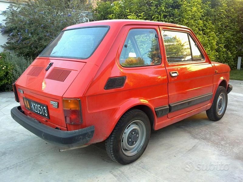 Usata Fiat 126 24 CV (17 kW) 1981 Rosso Utilitaria