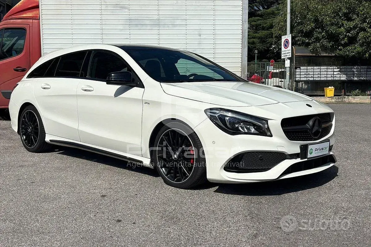 Usata Mercedes CLA220 Premium 177 CV (130 kW) 2016 Bianco Coupé