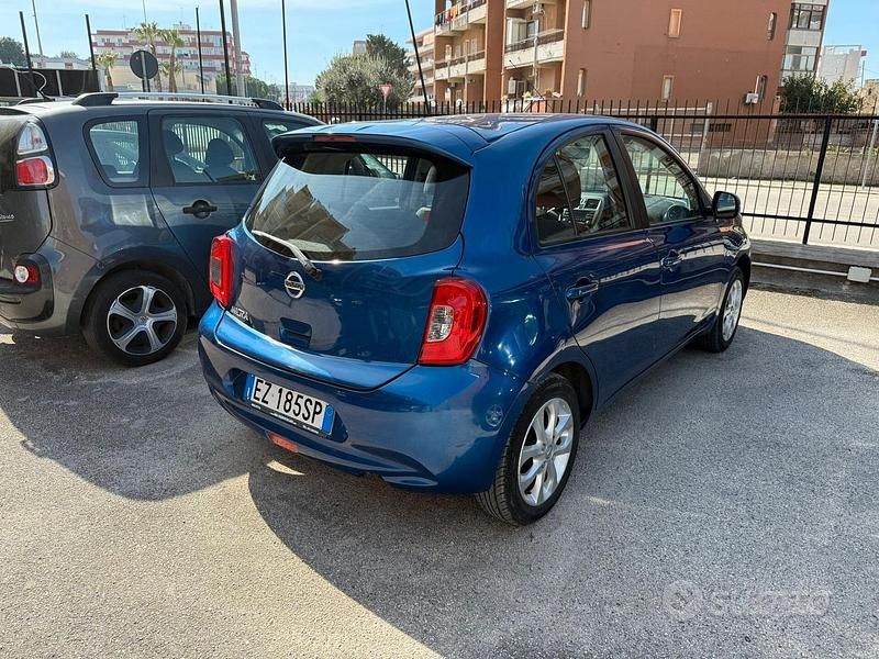Usata Nissan Micra Visia 80 CV (58 kW) 2015 Blu Utilitaria