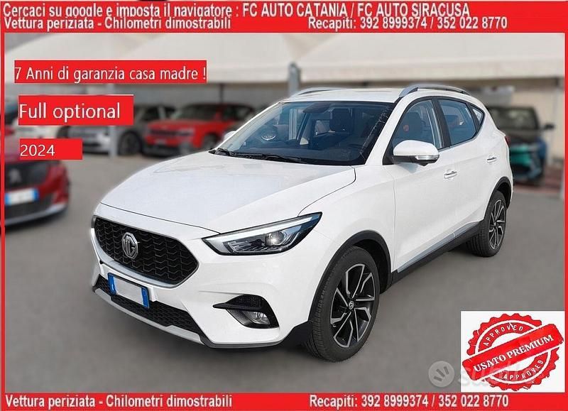 Usata MG ZS Luxury 106 CV (77 kW) 2023 Bianco SUV