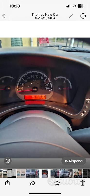 Usata Fiat Panda 69 CV (50 kW) 2012 Grigio Utilitaria
