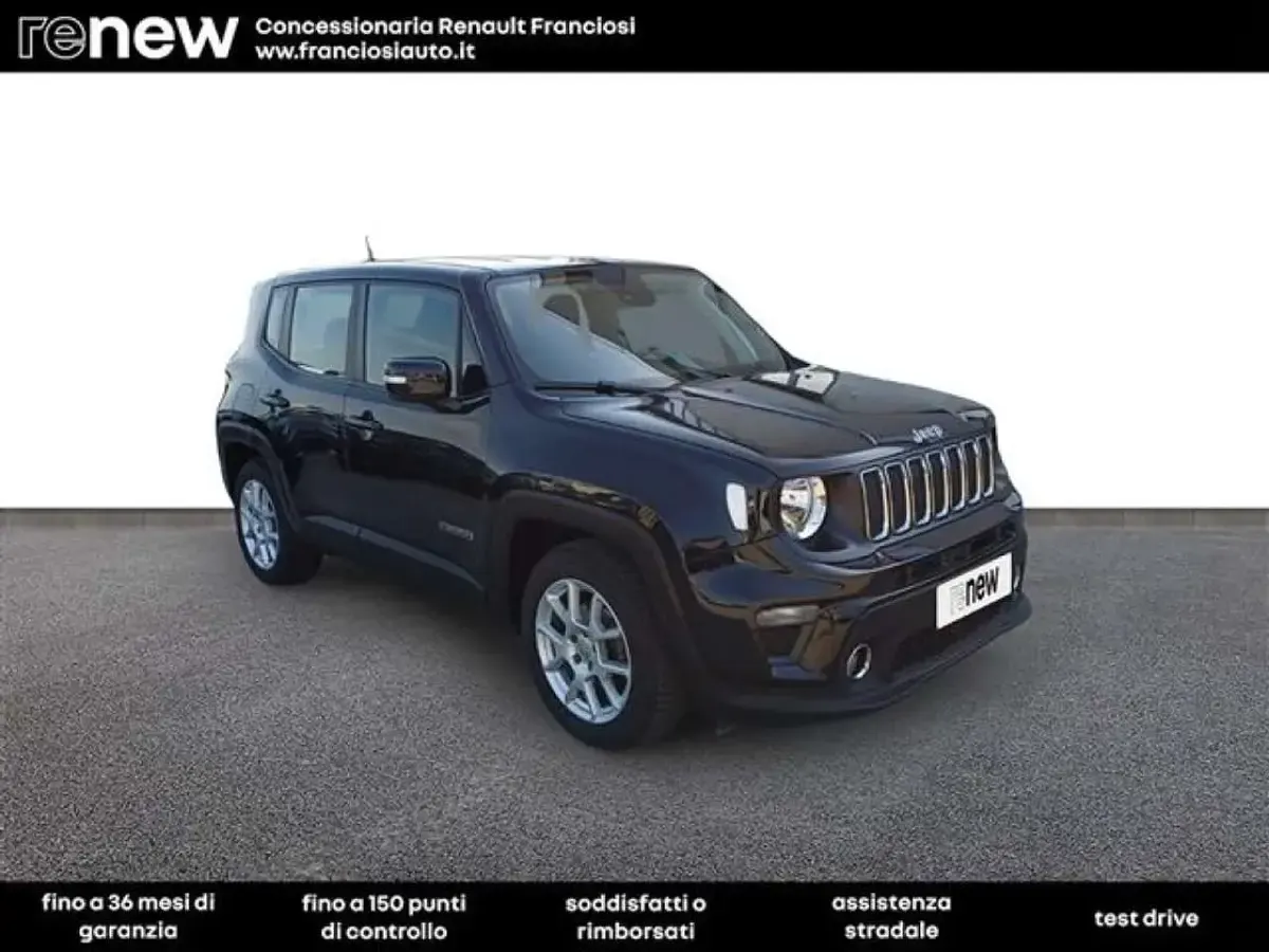 Usata Jeep Renegade Longitude 131 CV (96 kW) 2021 Nero SUV