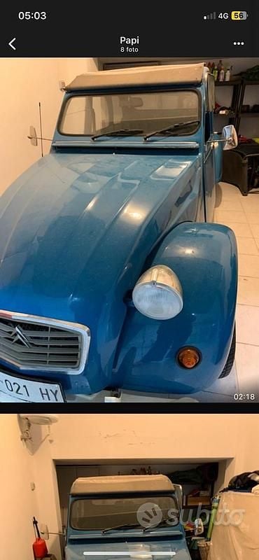 Usata Citroën 2CV 29 CV (21 kW) 1994 Blu Berlina