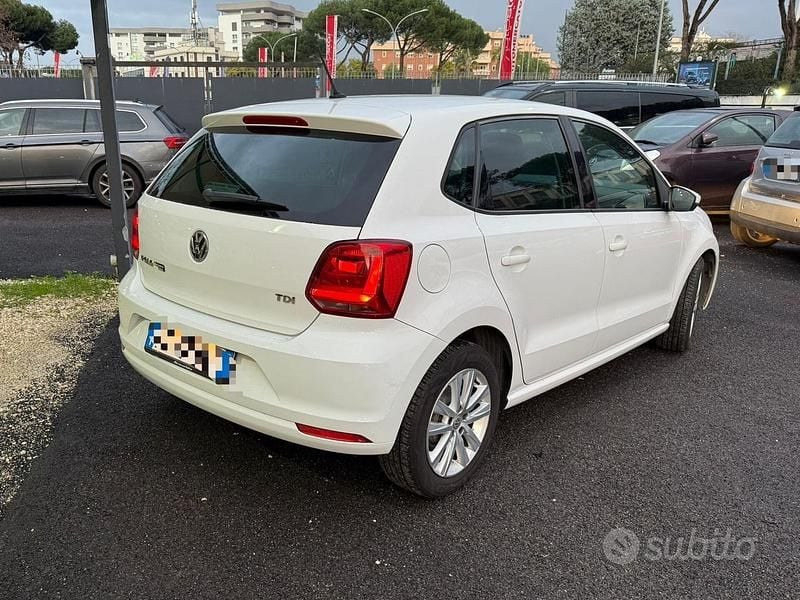 Usata VW Polo Trendline 74 CV (54 kW) 2016 Bianco Berlina