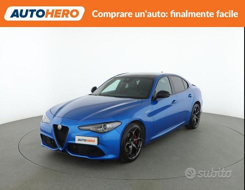 Usata Alfa Romeo Giulia Veloce 280 CV (205 kW) 2022 Blu Berlina