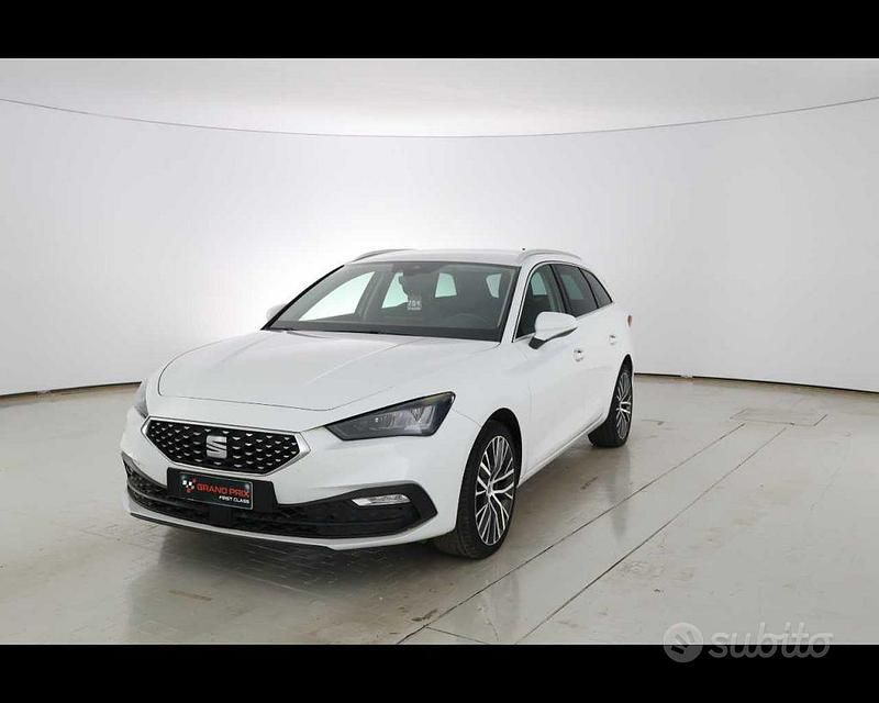 Bianco Usata 2021 Seat Leon XCELLENCE Station wagon | 15.800 € (Buon prezzo) - Immagine 1/4
