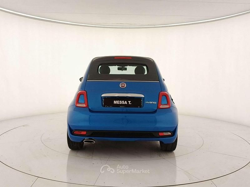 Usata Fiat 500C Connect 70 CV (51 kW) 2021 Grigio chiaro Cabrio