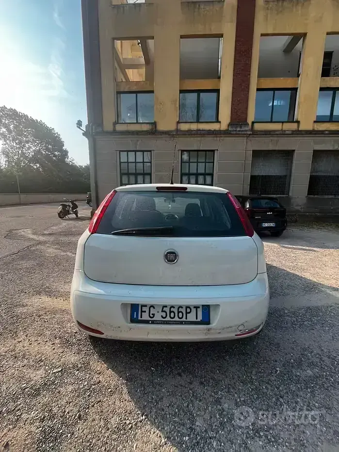 Usata Fiat Punto 77 CV (56 kW) 2016 Bianco Utilitaria