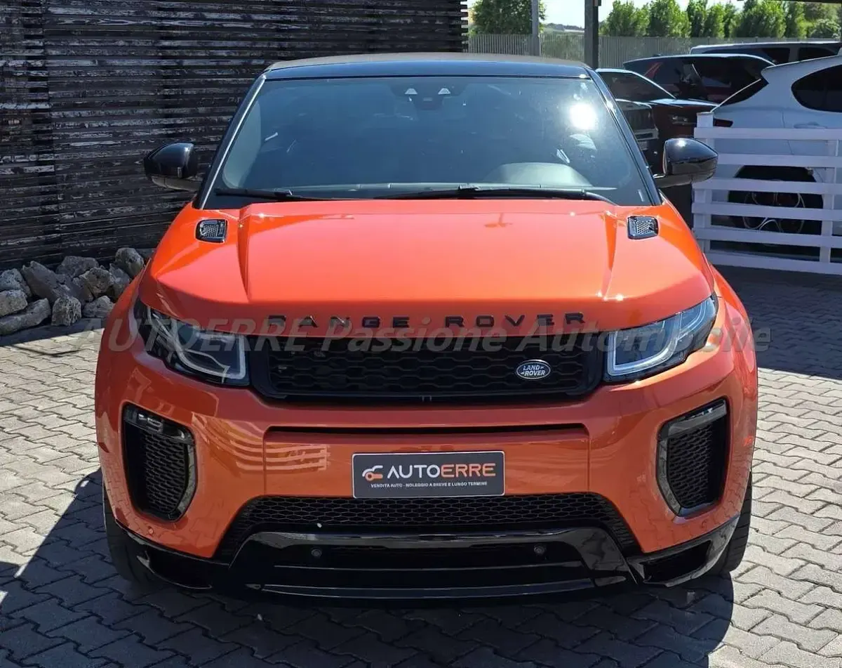 Usata Land Rover Range Rover evoque HSE Dynamic 179 CV (131 kW) 2017 Arancione Cabrio