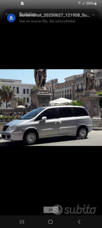 Usata Lancia Phedra 2006 Grigio Monovolume