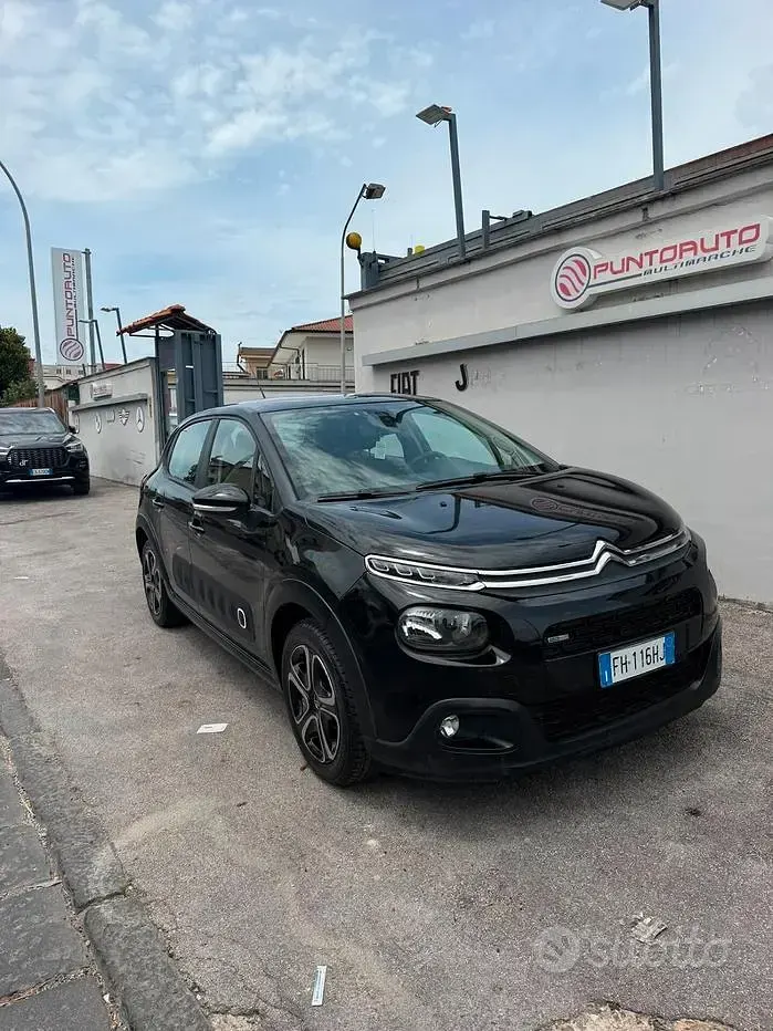 Usata Citroën C3 PureTech 82 CV (60 kW) 2017 Nero Berlina