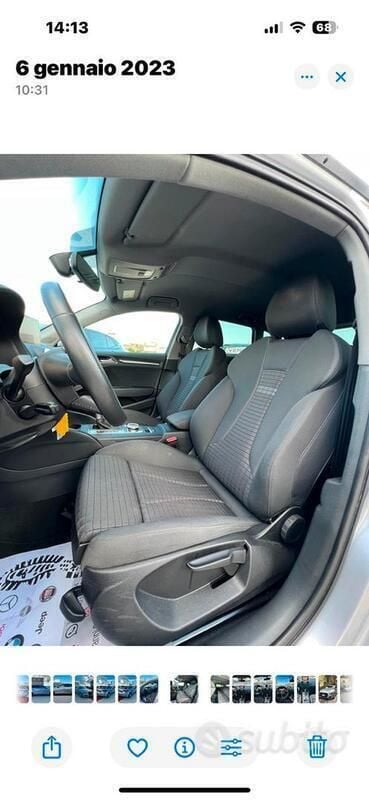 Usata Audi A3 2019 Grigio Berlina