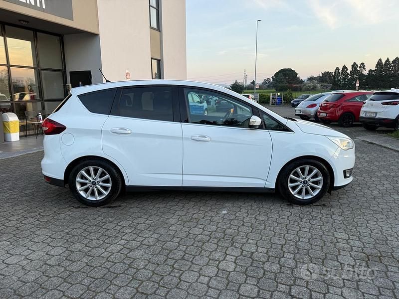 Usata Ford C-MAX Titanium 125 CV (91 kW) 2017 Bianco Monovolume