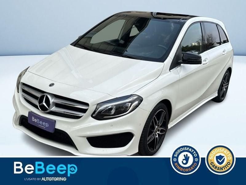 Usata Mercedes B200 136 CV (100 kW) 2017 Bianco pastello Monovolume