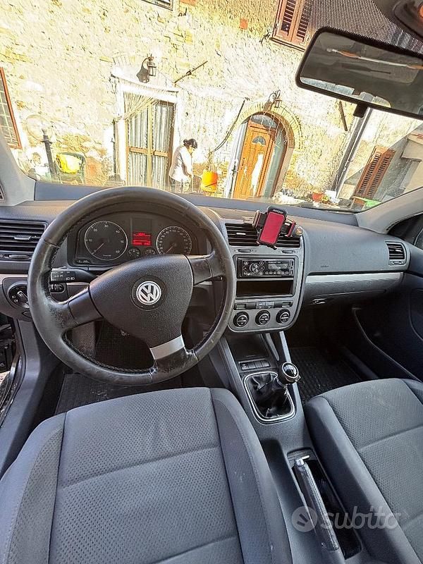 Usata VW Golf V 105 CV (77 kW) 2007 Nero Berlina