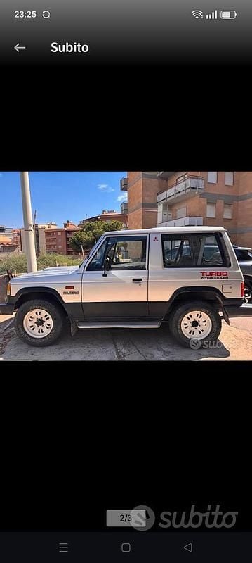 Usata Mitsubishi Pajero Top 95 CV (69 kW) 1988 Grigio SUV