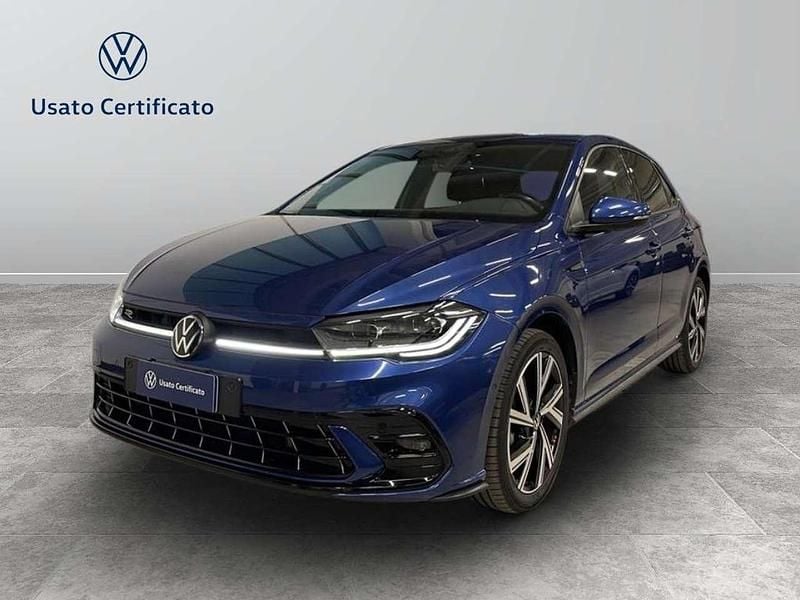 Usata VW Polo R-line 110 CV (80 kW) 2022 Bleu Berlina