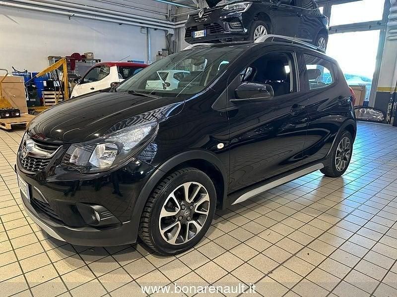 Usata Opel Karl Rocks 73 CV (53 kW) 2018 Nero Utilitaria