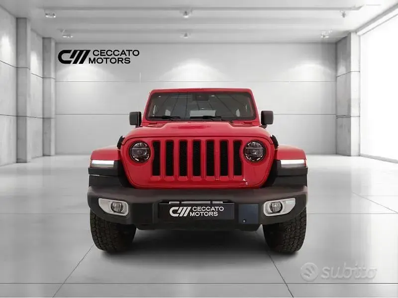 Usata Jeep Wrangler Unlimited Sahara 200 CV (147 kW) 2020 Rosso SUV