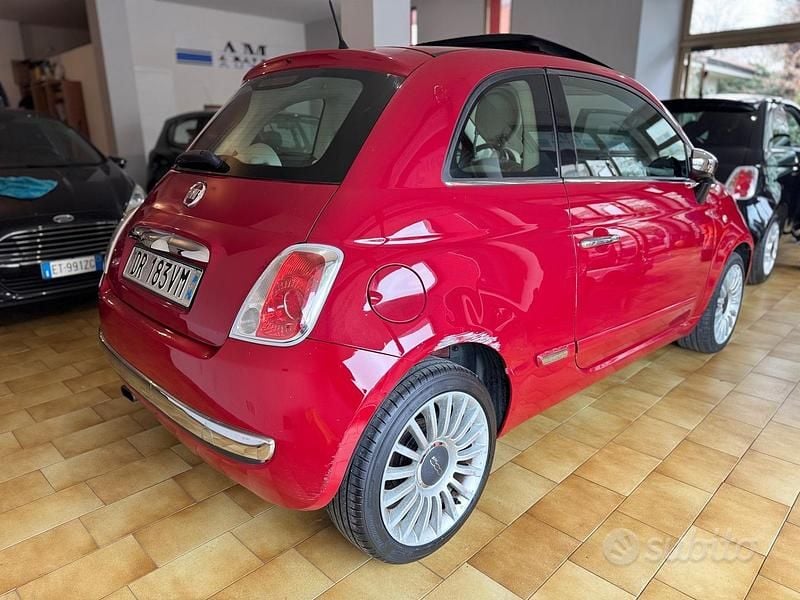 Usata Fiat 500 69 CV (50 kW) 2010 Rosso Berlina