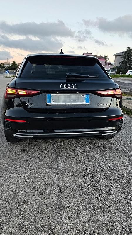 Usata Audi A3 Advanced 150 CV (110 kW) 2021 Nero Berlina