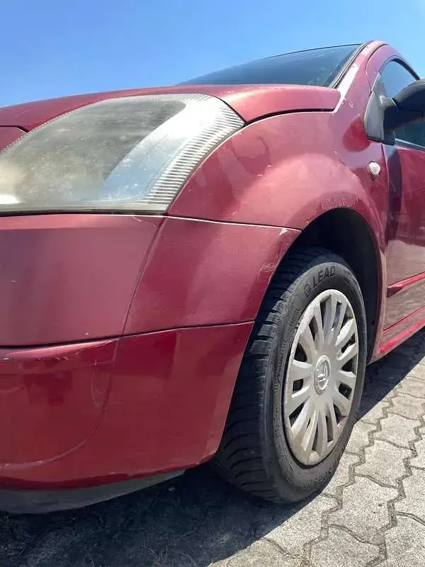 Usata Citroën C2 VTR Sport 68 CV (50 kW) 2005 Rosso Utilitaria
