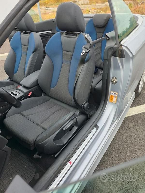 Usata Audi A3 Cabriolet S-Line 110 CV (80 kW) 2015 Grigio Cabrio