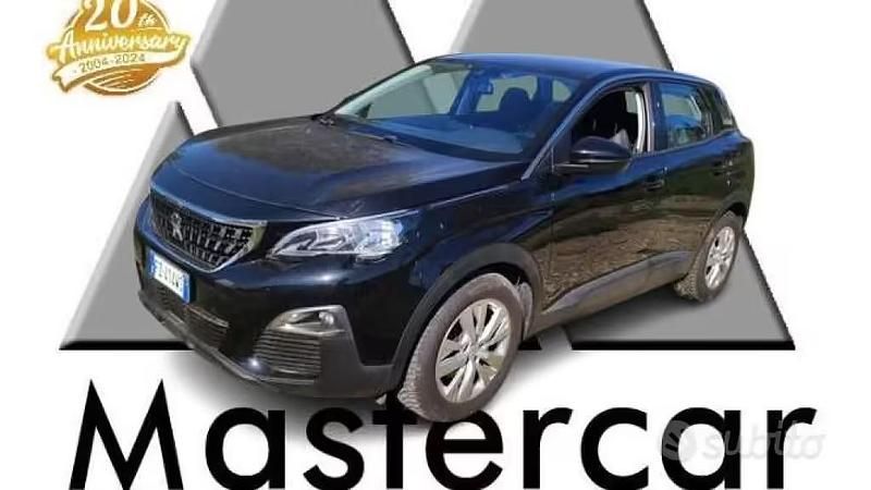 Usata Peugeot 3008 Access 131 CV (96 kW) 2020 Nero SUV