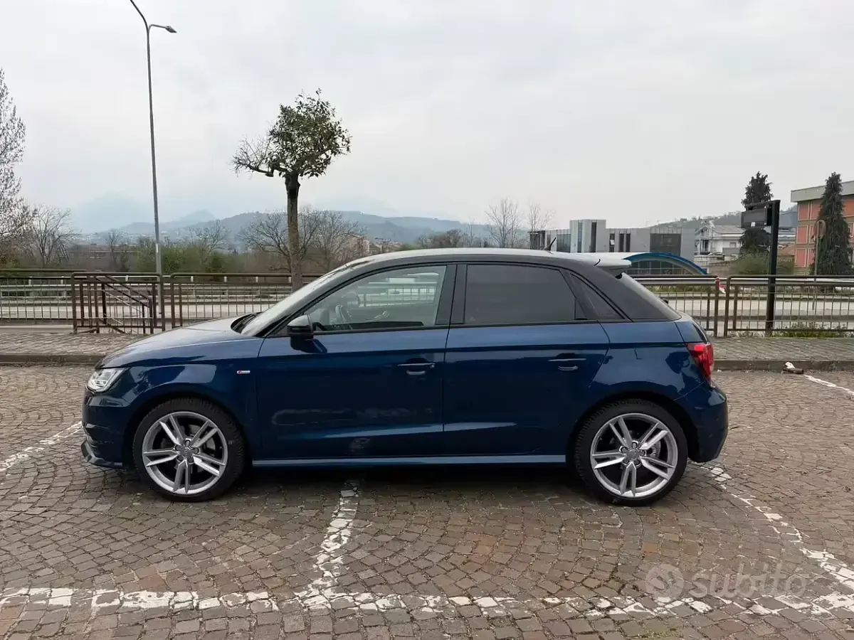 Usata Audi A1 S-Line 90 CV (66 kW) 2018 Bluazzurro Berlina