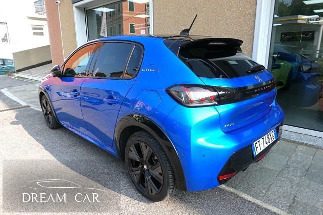 Usata Peugeot 208 GT-line 102 CV (75 kW) 2019 Blu perlato Utilitaria