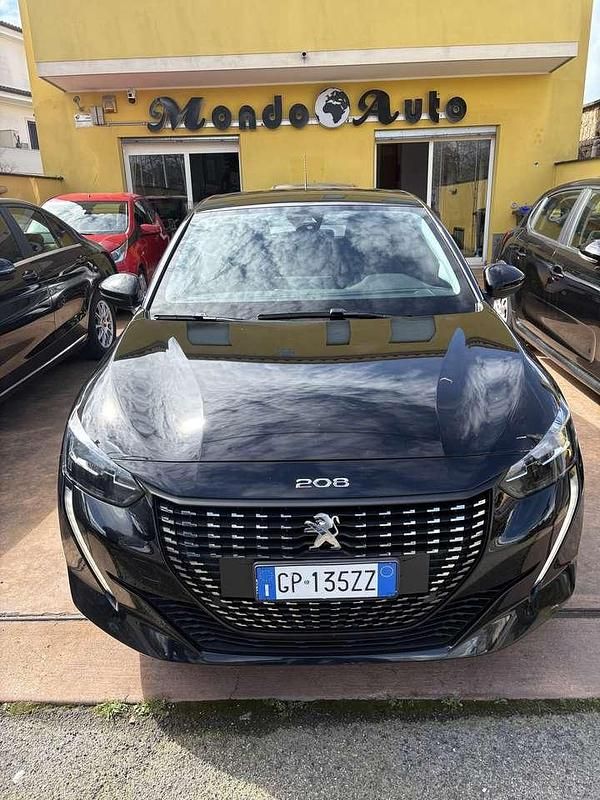 Usata Peugeot 208 Active 75 CV (55 kW) 2023 Nero Utilitaria