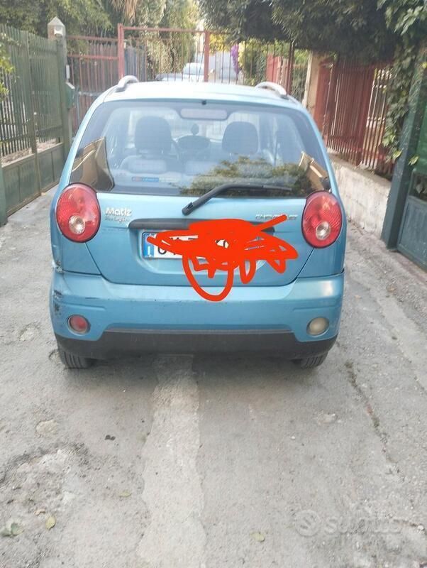 Usata Chevrolet Matiz 2008 Blu Utilitaria