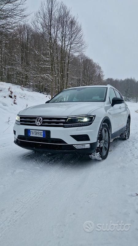 Usata VW Tiguan 150 CV (110 kW) 2017 Bianco SUV
