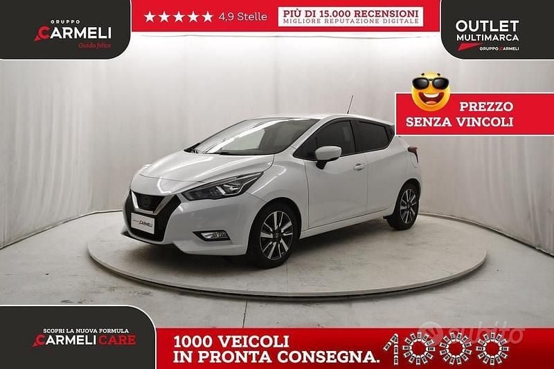 Usata Nissan Micra N-Connecta 90 CV (66 kW) 2017 Bianco Utilitaria