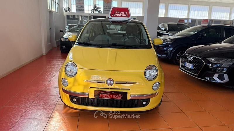 Usata Fiat 500 Lounge 69 CV (50 kW) 2011 Giallo Cabrio