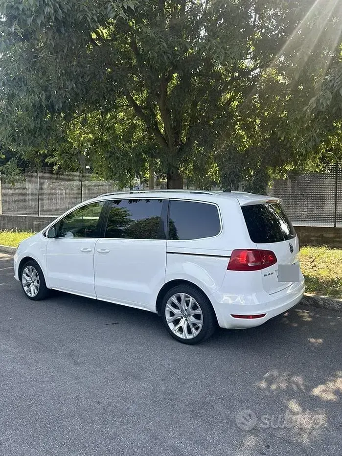 Usata VW Sharan 140 CV (102 kW) 2013 Bianco Monovolume