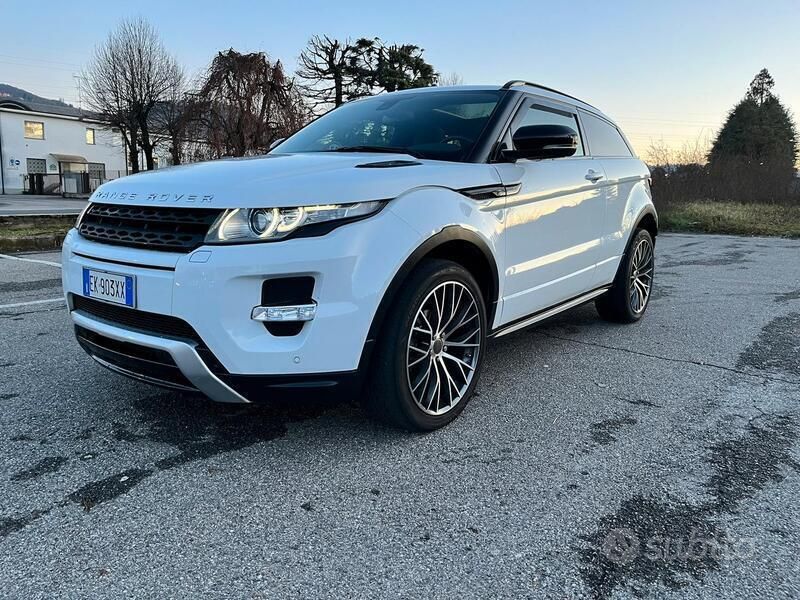 Usata Land Rover Range Rover evoque Dynamic 241 CV (177 kW) 2012 Bianco SUV