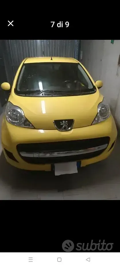 Usata Peugeot 107 68 CV (50 kW) 2009 Giallo Utilitaria