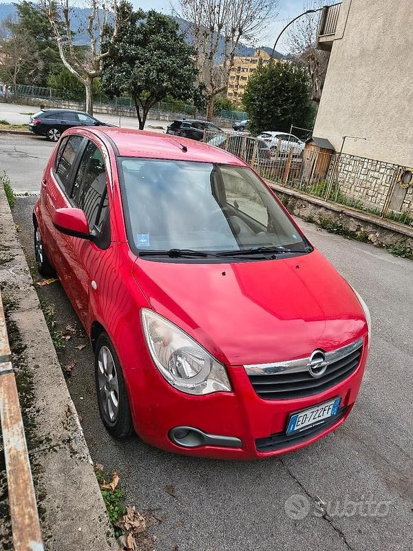 Usata Opel Agila Enjoy 86 CV (63 kW) 2010 Rosso Utilitaria