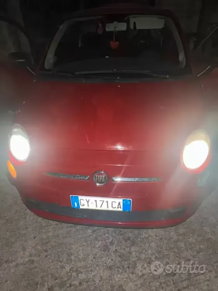 Usata Fiat 500 69 CV (50 kW) 2010 Rosso Berlina