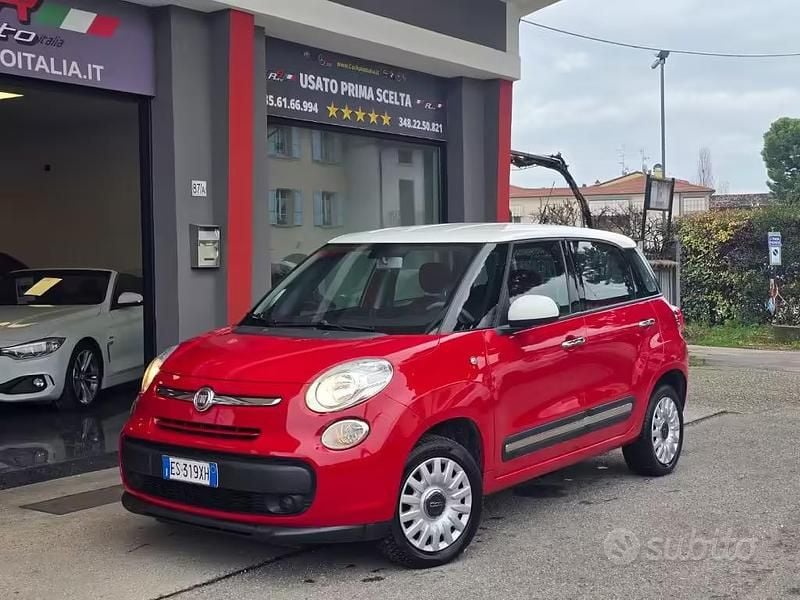 Usata Fiat 500L 68 CV (50 kW) 2013 Rosso Monovolume