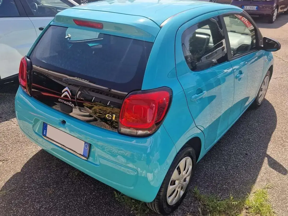 Usata Citroën C1 Feel 69 CV (50 kW) 2017 Blu/azzurro Utilitaria