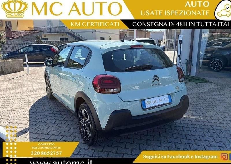Usata Citroën C3 PureTech 82 CV (60 kW) 2019 Verde Utilitaria
