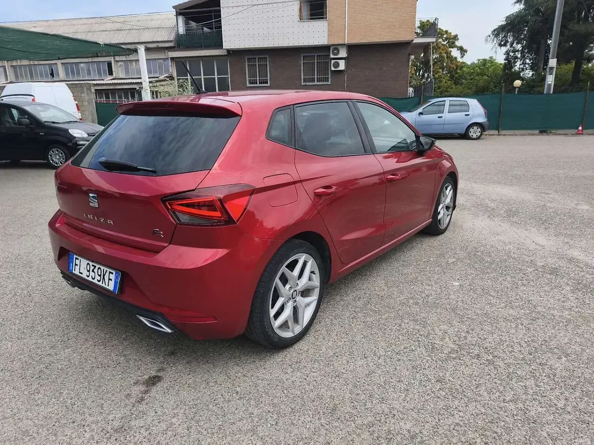 Usata Seat Ibiza FR 95 CV (69 kW) 2018 Rosso Utilitaria