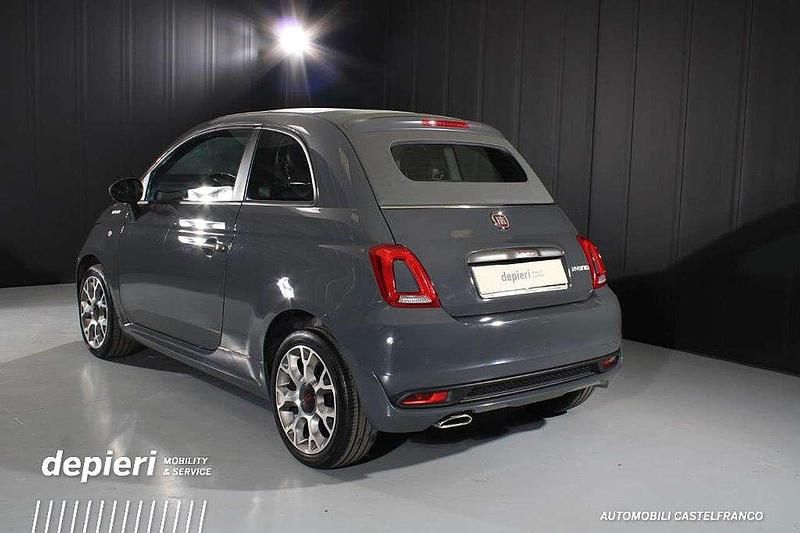 Usata Fiat 500C Sport 69 CV (50 kW) 2021 Grigio Cabrio