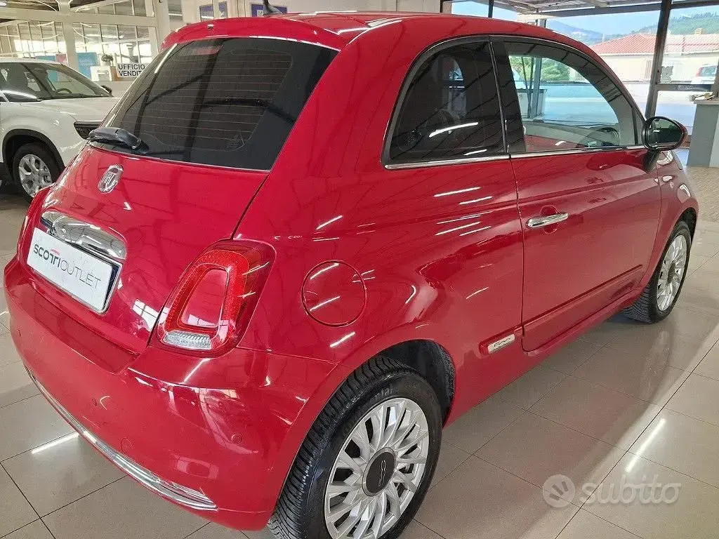 Usata Fiat 500 Lounge 69 CV (50 kW) 2018 Rosso Monovolume