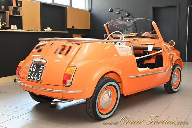 Usata Fiat 500 18 CV (13 kW) 1969 Arancione Cabrio