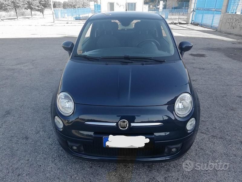 Usata Fiat 500 75 CV (55 kW) 2008 Blu Utilitaria